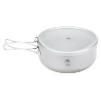 Ešus Robens Ori Titanium Pot with Plate Lid Barva: stříbrná