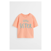 H & M - Tričko pro sourozence - oranžová
