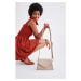 Trendyol Light Beige Envelope Shoulder Bag