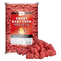 Carp zoom pelety sweet baby corn pellets jahoda 800 g