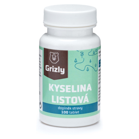 Kyselina listová 800 µg 100 tablet Grizly