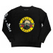 Guns N Roses mikina, Sweatshirt Classic Logo Sleeve Print Black, pánská