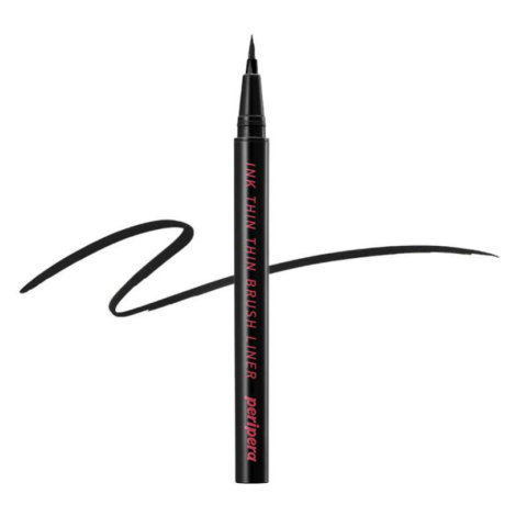 PERIPERA - INK THIN THIN BRUSH LINER 1 BLACK NOIR - Tekuté oční linky