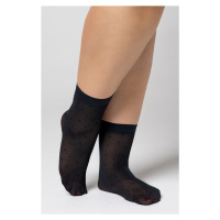 Silonové ponožky Plus Size Dots 30 DEN 8/10 MONA QUEEN