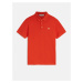 Polokošile trussardi t-shirt polo cotton piquet oranžová