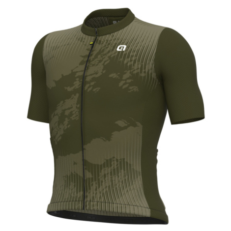 ALÉ Cyklistický dres s krátkým rukávem - KRAKATOA OFF ROAD-GRAVEL - zelená