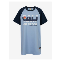 Superdry Šaty Cali Surf Raglan Tshirt Dress - Dámské