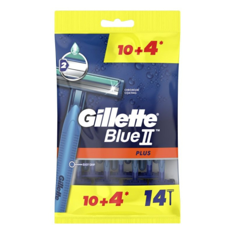 Gillette Blue2 Plus pánské jednorázové holítko 10+4 ks