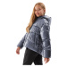 Dívčí bunda 4F JUNIOR DOWN JACKET-JAW23TDJAF267-28S-SILVER