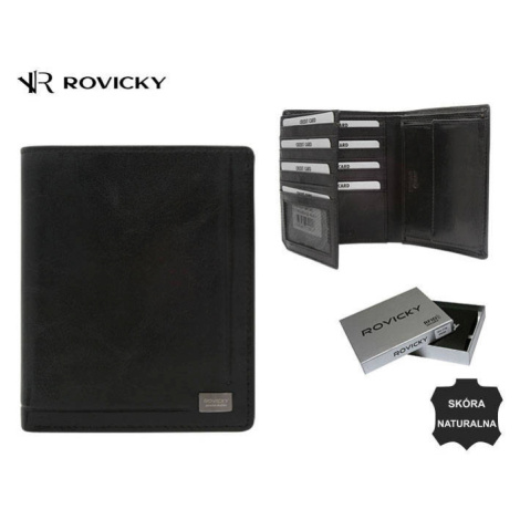 Pánská kožená peněženka vertikální PC-108-BAR-2533 Rovicky