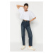 Trendyol Blue High Waist Slim Mom Jeans