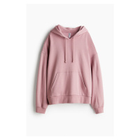 H & M - Oversized mikina's kapucí - růžová