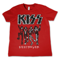 Tričko metal pánské dětské Kiss - Destroyer - HYBRIS - ER-12-KISS031-H68-8-RD