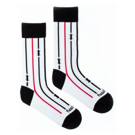 Veselé ponožky Fusakle na prkno bílé (--0940)