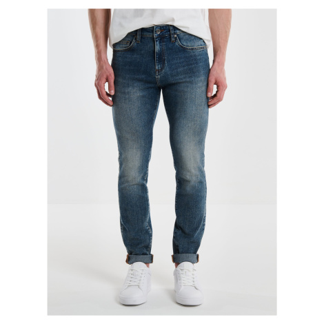 Big Star Man's Skinny Trousers Denim 190093 Dark Denim-750