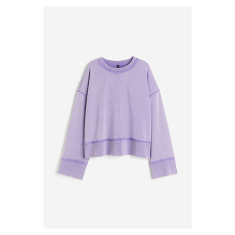 H & M - Oversized mikina - fialová H&M