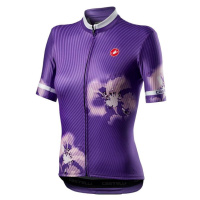 CASTELLI Cyklistický dres s krátkým rukávem - PRIMAVERA - fialová