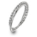 Hot Diamonds Luxusní stříbrný prsten s pravým diamantem Jasmine DR210 55 mm