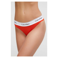 Tanga Calvin Klein Underwear oranžová barva, 0000F3786E