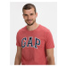 Červené pánské tričko GAP Logo bas arch t-shirt