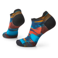 Smartwool W RUN TC BRUSHED PRINT LOW ANKLE alpine blue