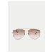 Hnědé oválné sluneční brýle Marks & Spencer