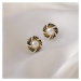 Éternelle Pozlacené náušnice s perlou Dalmatina E1294 Zlatá