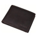 SEGALI Pánská kožená peněženka 2517797026 tmavě hnědá