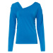 Bonprix RAINBOW asymetrické tričko s řasením Barva: Modrá, Mezinárodní