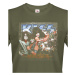 Pánské tričko s potiskem kapely Kiss  - parádní tričko s potiskem známé kapely Kiss.
