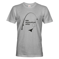 Vtipné rybářské tričko Mám neodolatelný háček - vtipné tričko pro rybáře