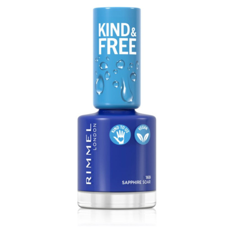 Rimmel Kind & Free lak na nehty odstín 169 Sapphire Soar 8 ml