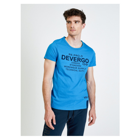 Modré pánské tričko Devergo