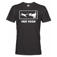 Pánské tričko s vtipným potiskem Fast Food