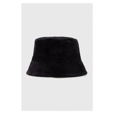 Oboustranný klobouk Levi's černá barva Levi´s