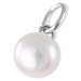 Brilio Silver Elegantní stříbrný přívěsek se syntetickou perlou 448 001 00596 04