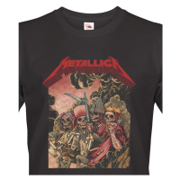 Pánské tričko s potiskem kapely Metallica  - parádní tričko s potiskem nejznámější hudební skupi