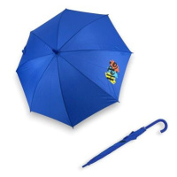Derby Dětský holový vystřelovací deštník s potiskem modrá