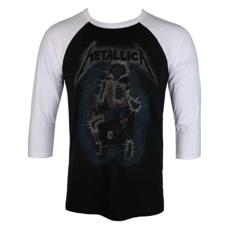 Tričko metal pánské Metallica - ELECTRIC CHAIR Baseball - NNM - RTMTLBBBWRTL