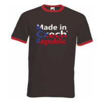 Pánské tričko s kontrastními lemy Made in Czech Republic