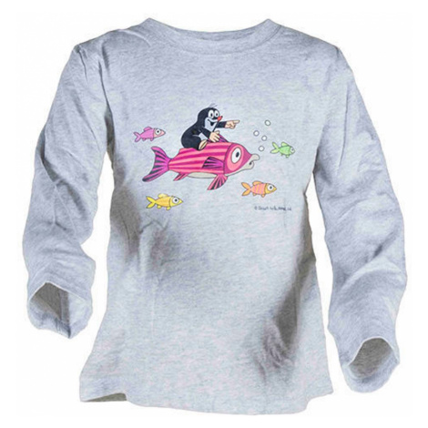 tričko chlapecké KRTEK FISH, Pidilidi, 2015, šedá - | 3roky
