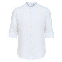 Selected Regkylian-Linen - Bright White Bílá