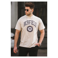 Madmext Beige Men's T-Shirt 4999
