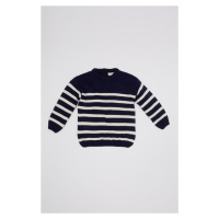 DEFACTO Baby Boy Crew Neck Striped Sweater