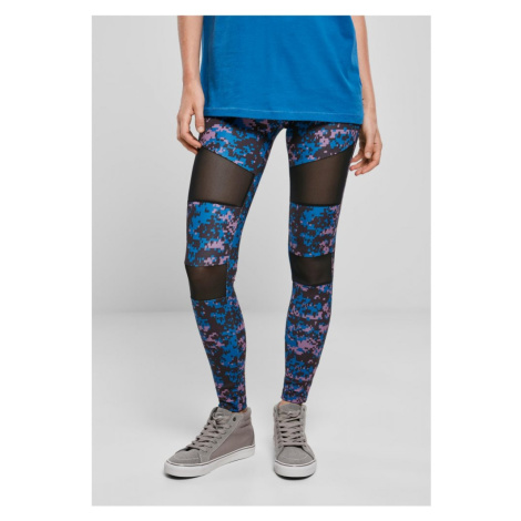 Ladies Camo Tech Mesh Leggings - digital duskviolet camo Urban Classics