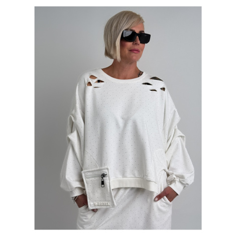 Smetanová mikina CHARON 689