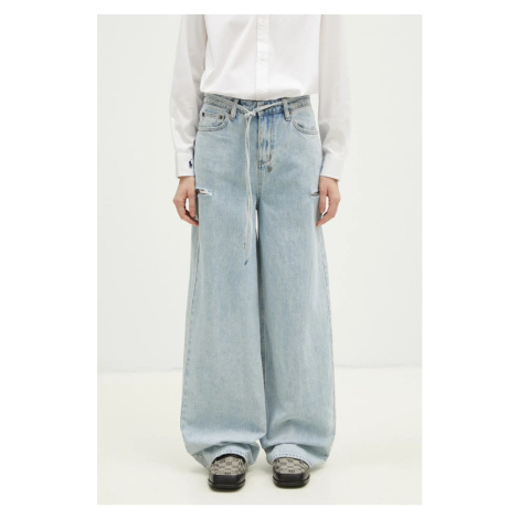 Džíny KSUBI Baggy Jean Rollin Kut Out dámské, high waist, WPS25DJ005