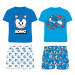 Ježek SONIC - licence Chlapecké pyžamo - Ježek Sonic 5204023, modrá / šedé kraťasy Barva: Modrá