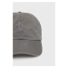 Bavlněná čepice Polo Ralph Lauren šedá barva, s aplikací