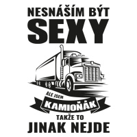 Keramický hrnek pro řidiče kamionu / Kamioňák - Nesnáším být sexy